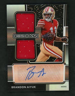 2020 Panini Obsidian Rookie Jersey Ink Brandon Aiyuk #RJI-10 Auto /99