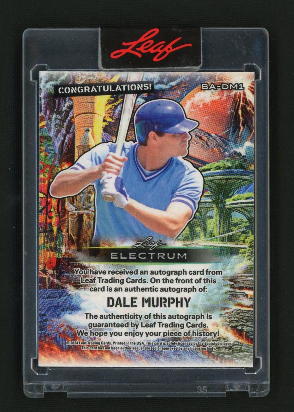 2021 Leaf Electrum BA-DM1 Dale Murphy Auto