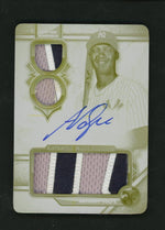 2023 Topps Triple Threads Anthony Volpe Auto Relic White Whale Rookie 1/1