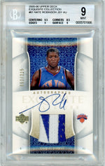 2005-06 Upper Deck Exquisite Nate Robinson #61 RPA /225 BGS 9 Auto 10