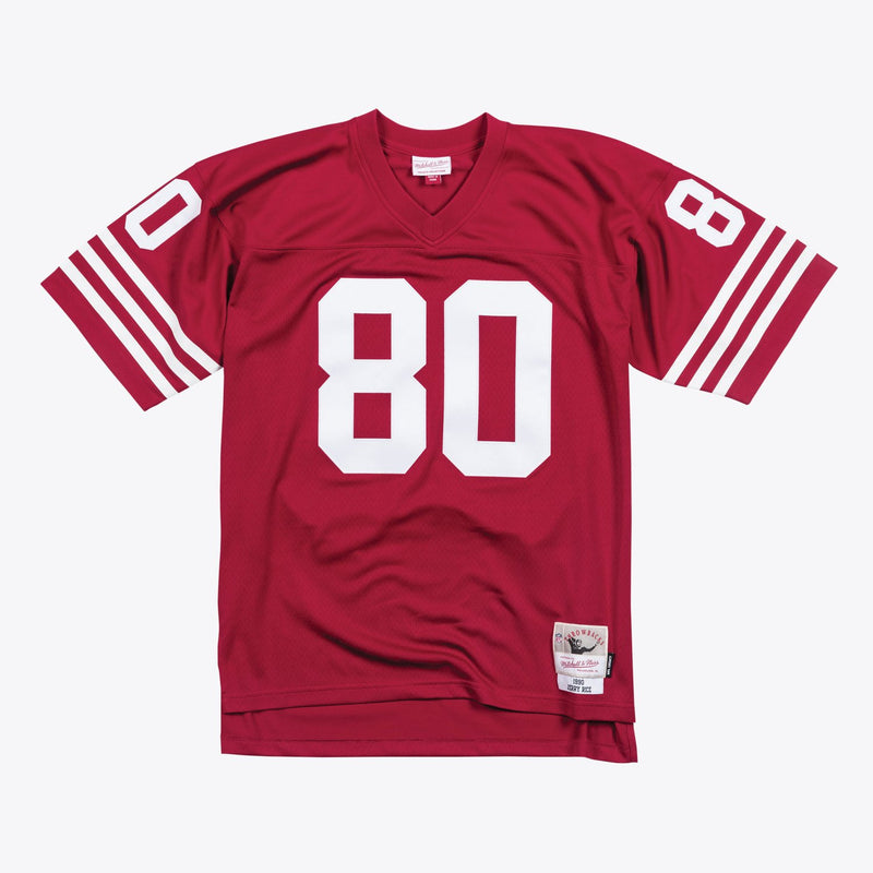 Mitchell & Ness Jerry Rice San Francisco 49ers 1990 Scarlet Legacy Player Jersey