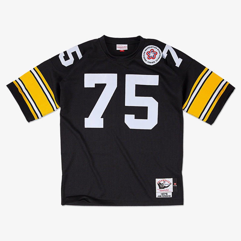 Mitchell & Ness Joe Greene Pittsburgh Steelers 1975 Black Authentic Jersey