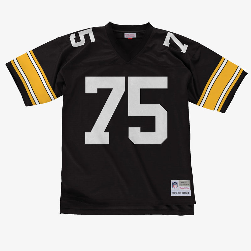 Mitchell & Ness Joe Greene Pittsburgh Steelers 1976 Black Legacy Player Jersey