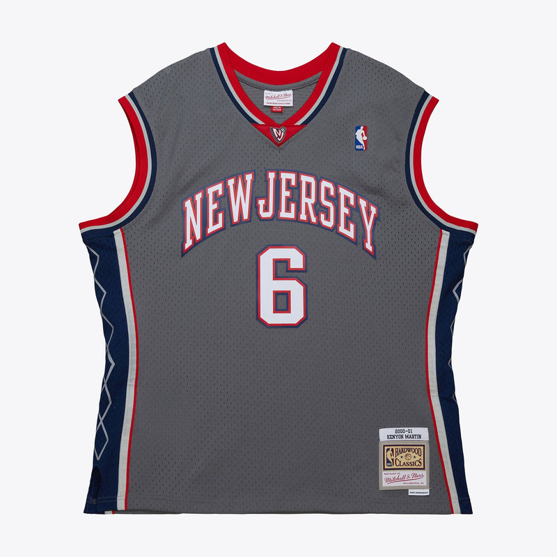 Mitchell & Ness Kenyon Martin New Jersey Nets 2000-01 Gray Swingman Jersey
