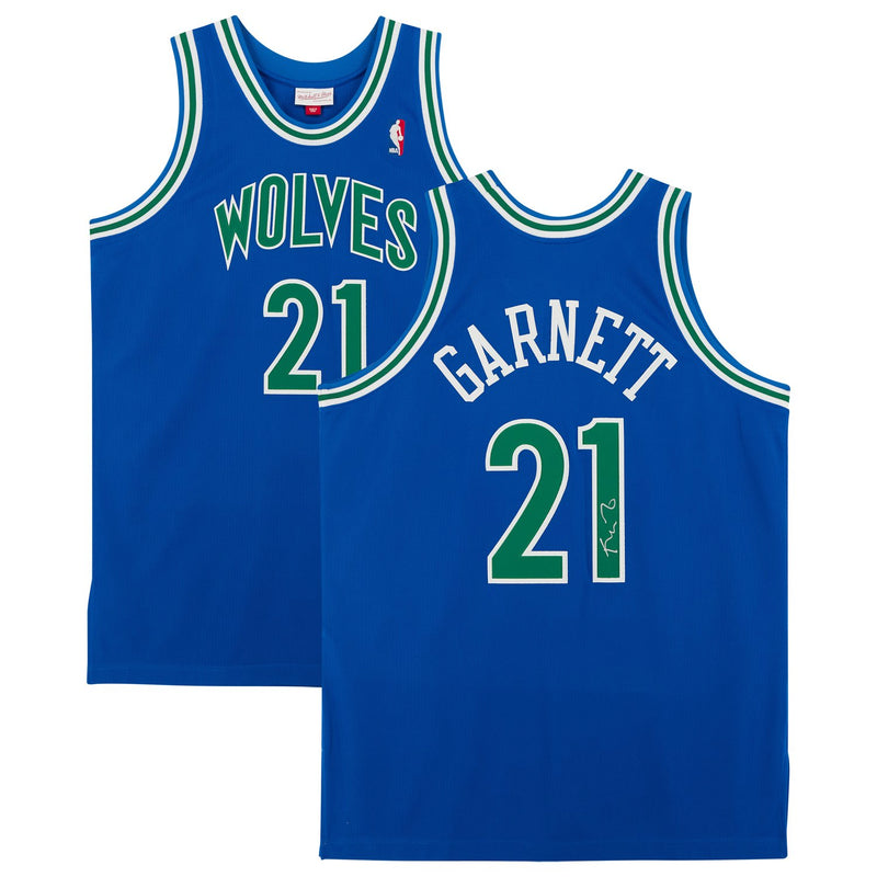 Mitchell & Ness Kevin Garnett Minnesota Timberwolves Blue 1995-96 Authentic Jersey