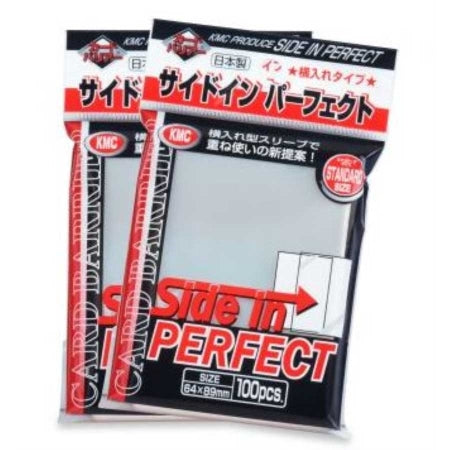 KMC Perfect Size Side-In Sleeves (100 Count) - Clear