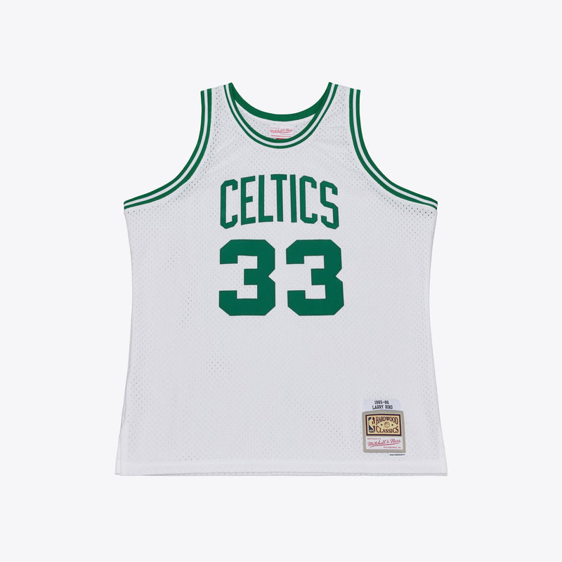 Mitchell & Ness Larry Bird Boston Celtics 1985-86 White Swingman Player Jersey