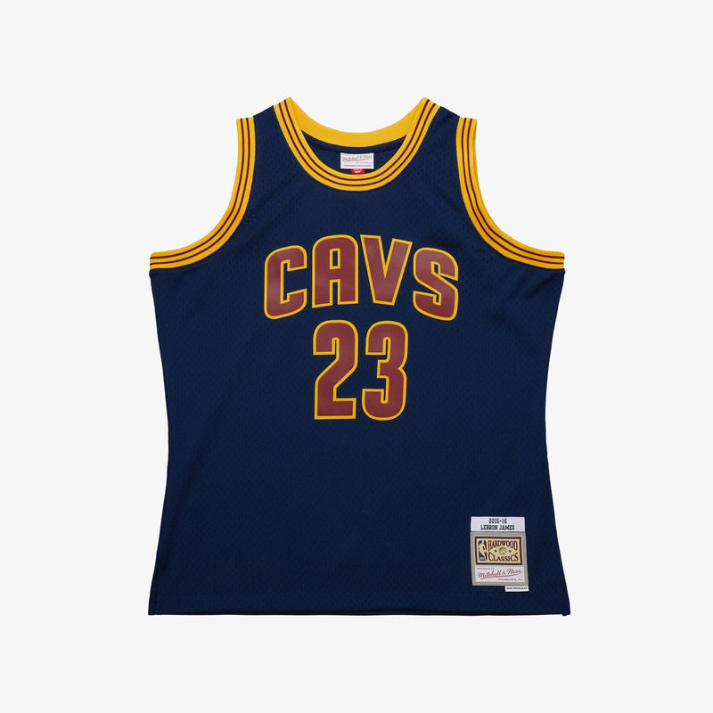 Mitchell & Ness LeBron James Cleveland Cavaliers 2015-16 Navy Alternate Swingman Jersey