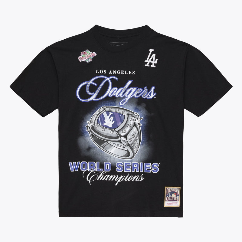 Mitchell & Ness Los Angeles Dodgers Black Legacy Made T-Shirt