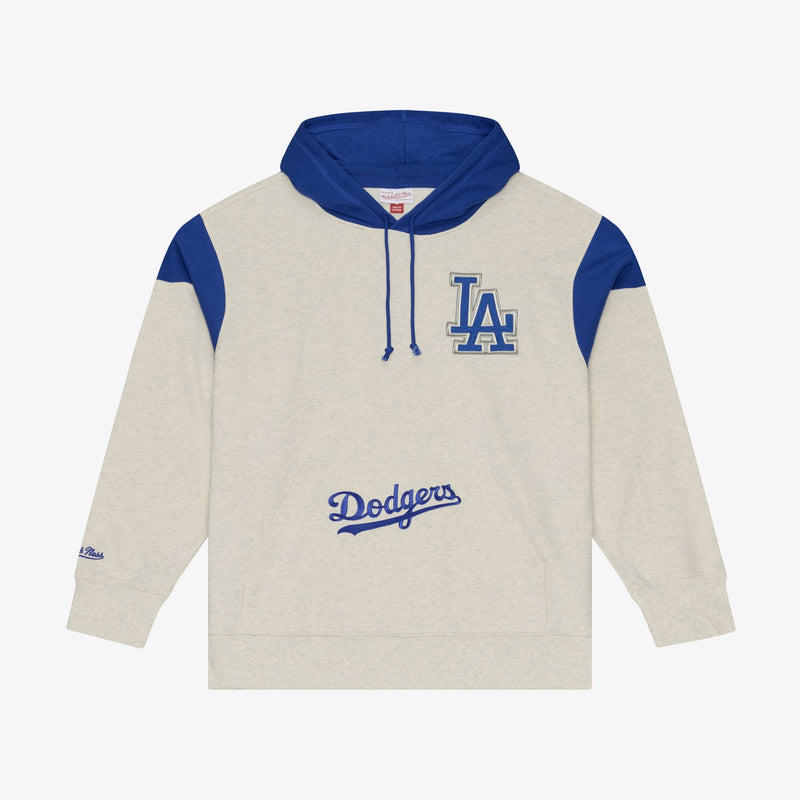 Mitchell & Ness Los Angeles Dodgers Cream Retro Roots French Terry Hoodie