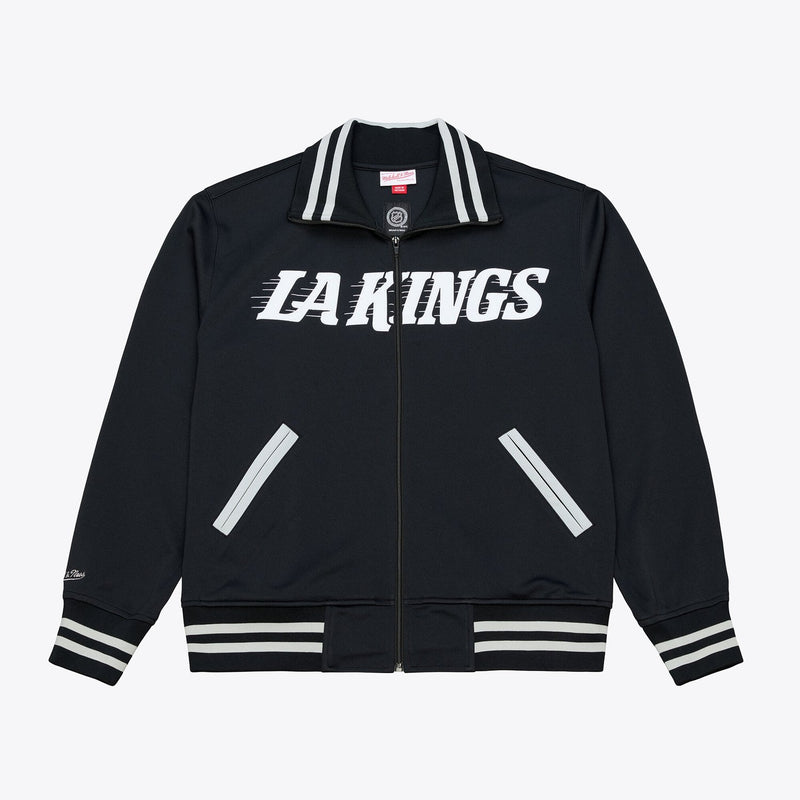 Mitchell & Ness Los Angeles Kings Black Playoff Win Full-Zip Jacket