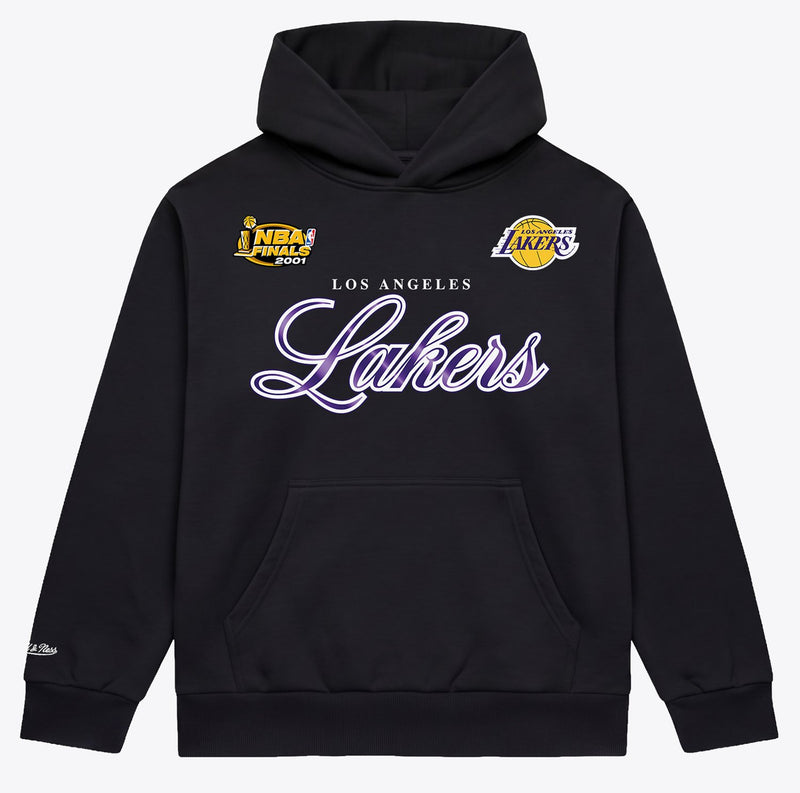 Mitchell & Ness Los Angeles Lakers Black Legacy Made Hoodie