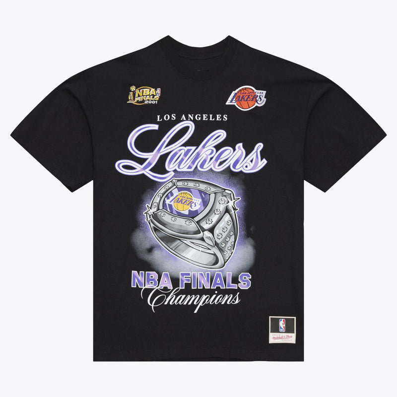 Mitchell & Ness Los Angeles Lakers Black Legacy Made T-Shirt