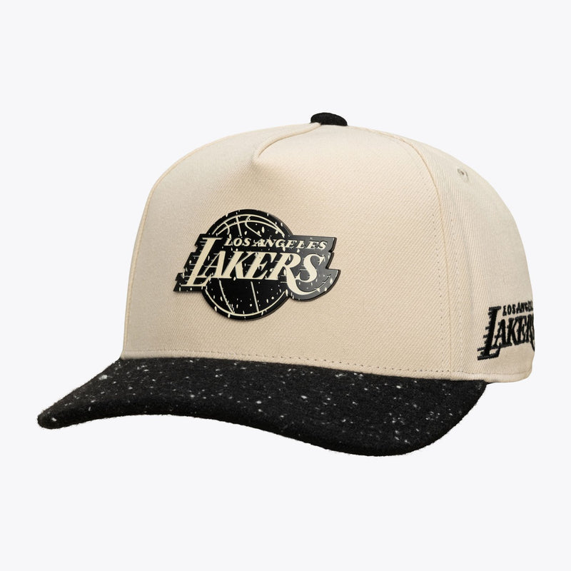 Mitchell & Ness Los Angeles Lakers Cookies & Cream Pro Pinch Snapback Hat