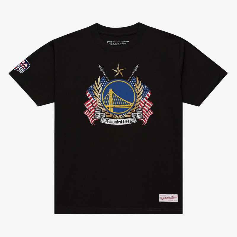 Golden State Warriors Mitchell & Ness Allegiance T-Shirt - Black