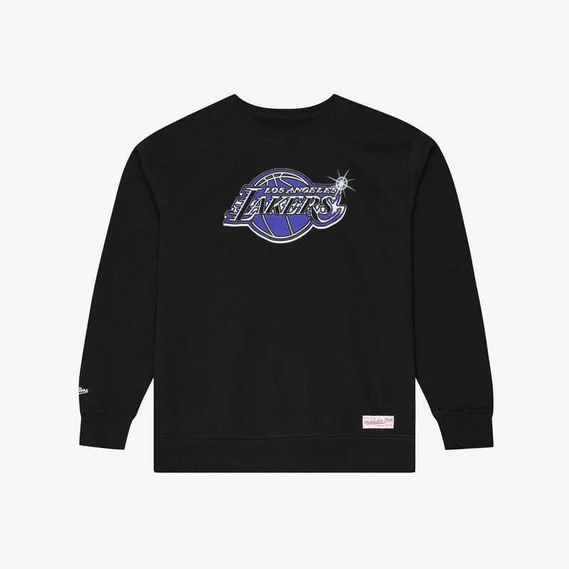 Los Angeles Lakers Mitchell & Ness Airbrush Sweatshirt - Black