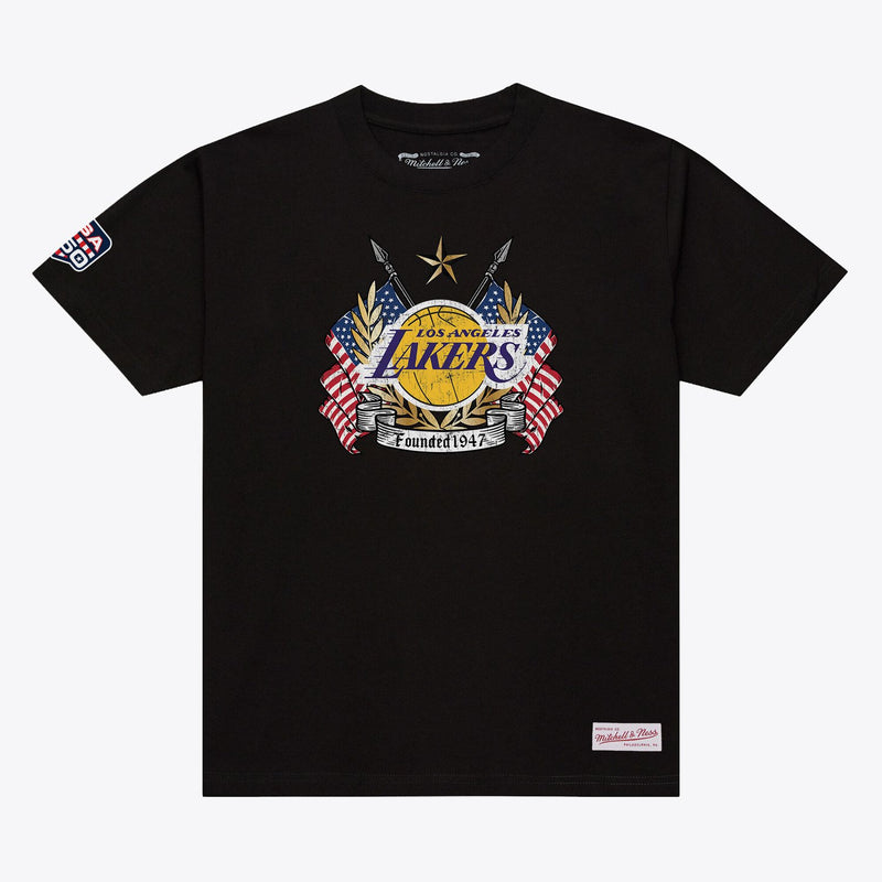 Los Angeles Lakers Mitchell & Ness Allegiance T-Shirt - Black