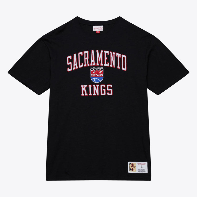 Sacramento Kings Mitchell & Ness Hardwood Classics Legendary Slub T-Shirt - Black