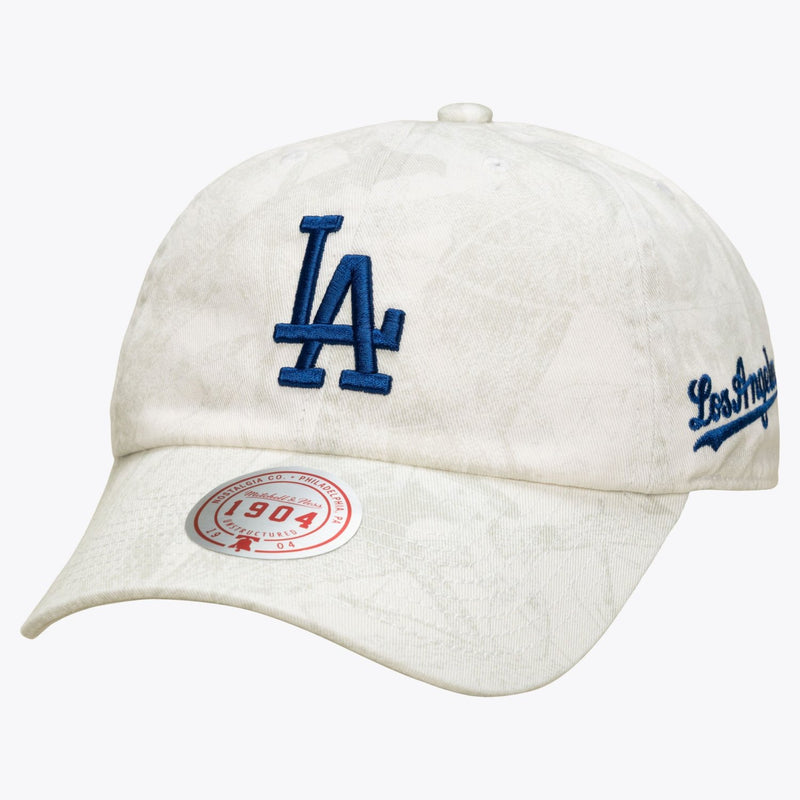Los Angeles Dodgers Mitchell & Ness Ghosted 1904 Adjustable Hat - White