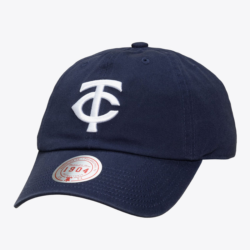 Mitchell & Ness Minnesota Twins Navy 1904 Adjustable Dad Hat