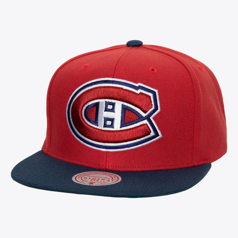 Mitchell & Ness Montreal Canadiens Red Team 2.0 Snapback Hat
