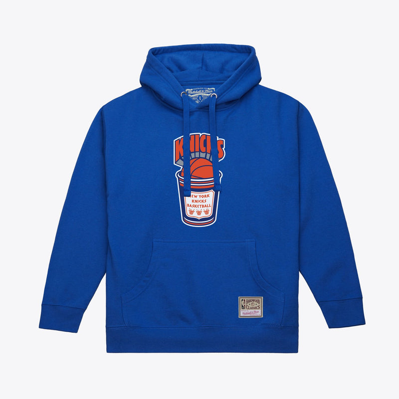 Mitchell & Ness New York Knicks Blue Coffee Cup Hoodie