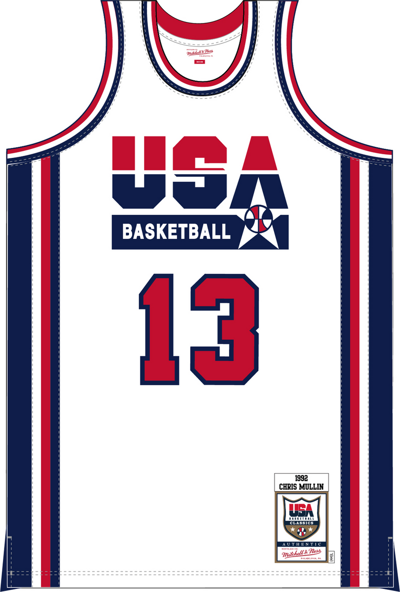 Mitchell & Ness Chris Mullin Team USA 1992 White Authentic Jersey