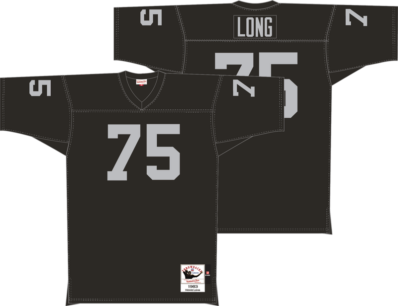 Mitchell & Ness Howie Long Los Angeles Raiders 1983 Black Authentic Jersey
