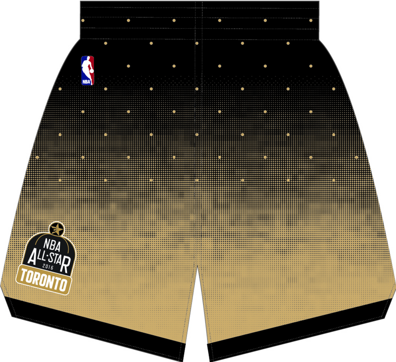 Mitchell & Ness NBA All-Star 2016 Black/Gold World Shorts