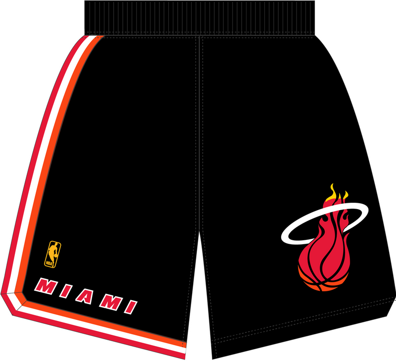 Mitchell & Ness Miami Heat 1996 Black Authentic Shorts