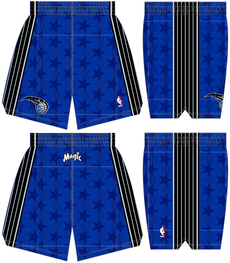 Mitchell & Ness Orlando Magic 2000-01 Royal Authentic Road Shorts
