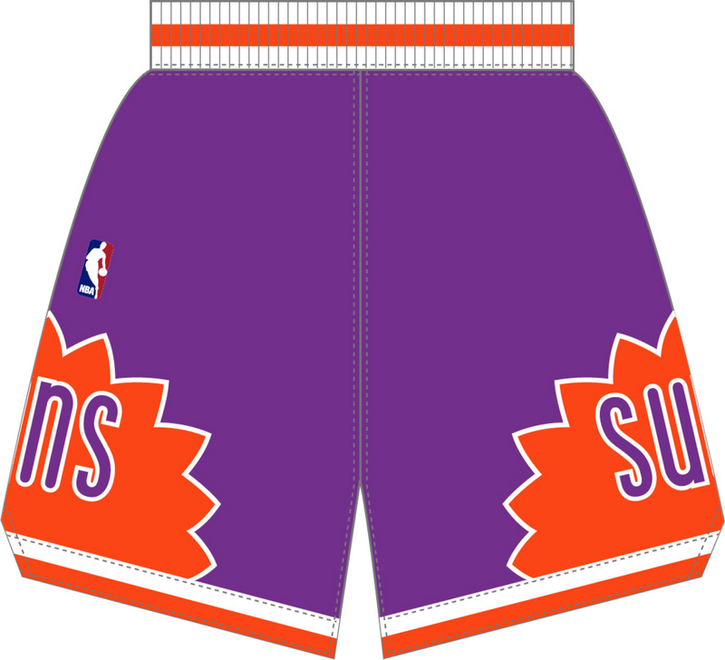 Mitchell & Ness Phoenix Suns 1991-92 Purple Authentic Shorts