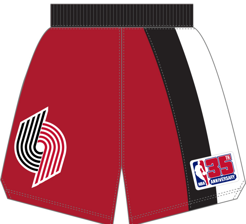 Mitchell & Ness Portland Trail Blazers 1980 Scarlet Authentic Shorts