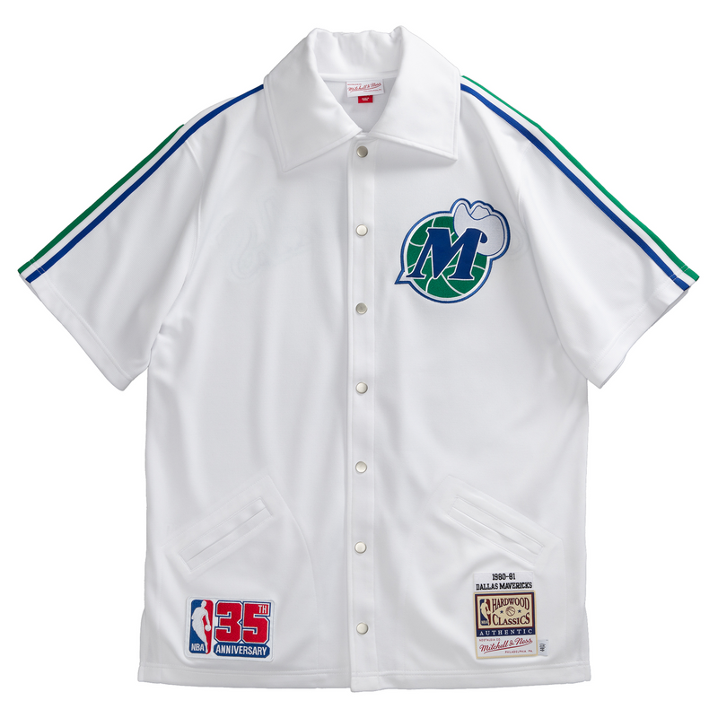 Mitchell & Ness Dallas Mavericks White Authentic Shooting Shirt 80