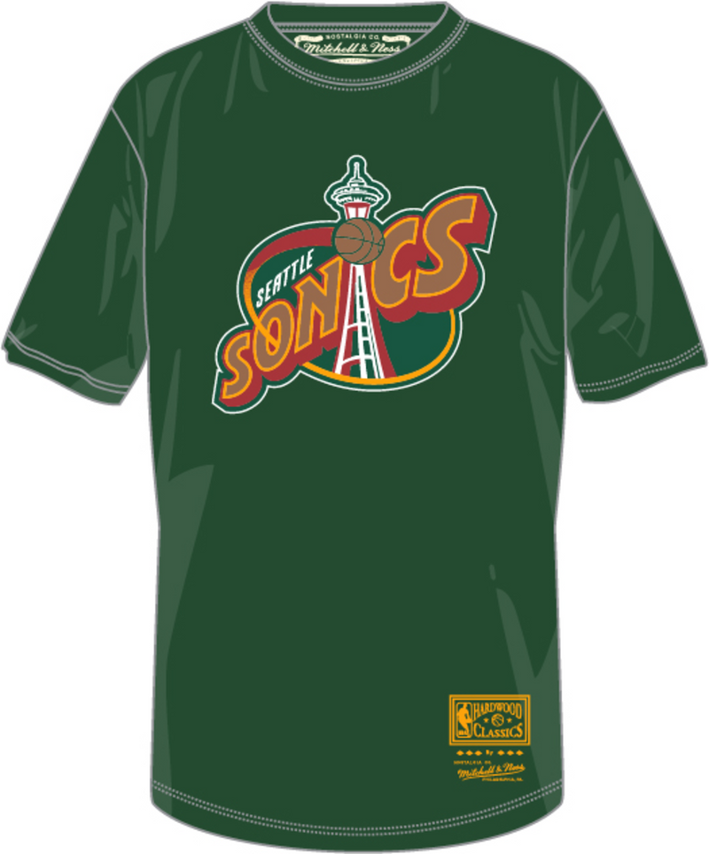 Mitchell & Ness Seattle Supersonics Dark Green Team Basic 3