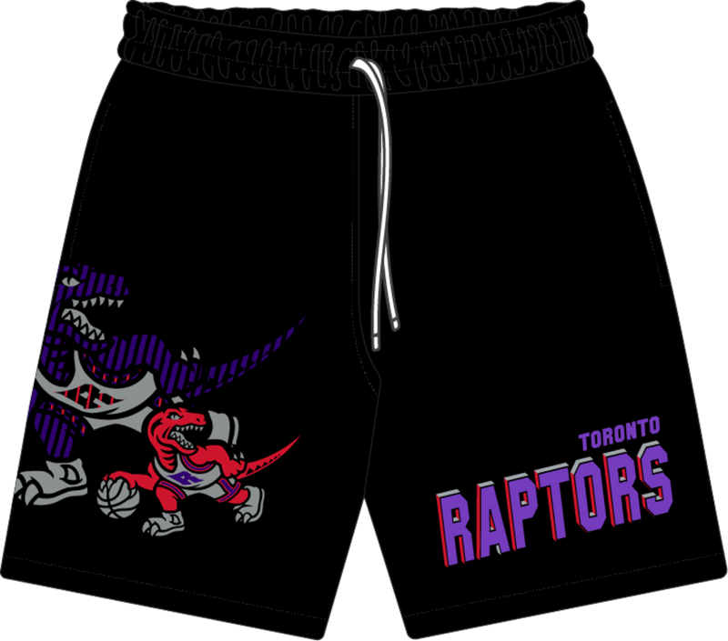 Mitchell & Ness Toronto Raptors Black Best in Class 7in Nylon Shorts