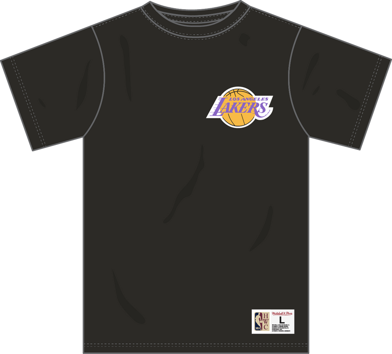 Shaquille O'Neal Los Angeles Lakers Mitchell & Ness Hardwood Classics NBA Legends T-Shirt - Black