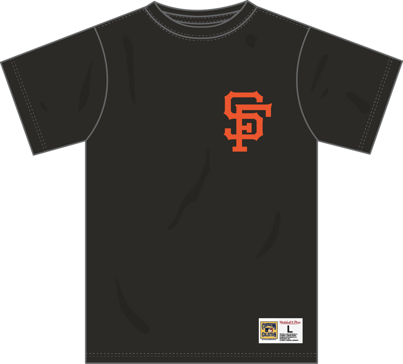 Mitchell & Ness Willie Mays San Francisco Giants Black Legends Collection T-Shirt
