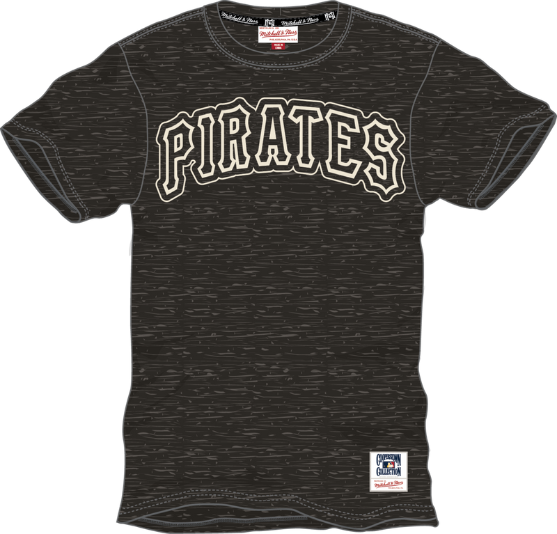 Mitchell & Ness Pittsburgh Pirates Black Gameday Classic T-Shirt