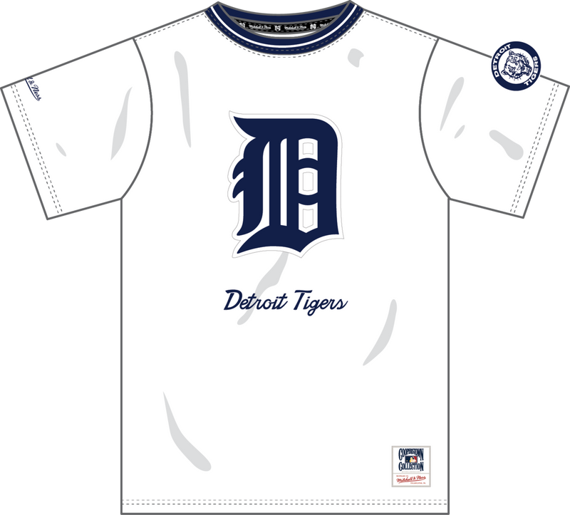 Mitchell & Ness Detroit Tigers Arctic White T-Shirt