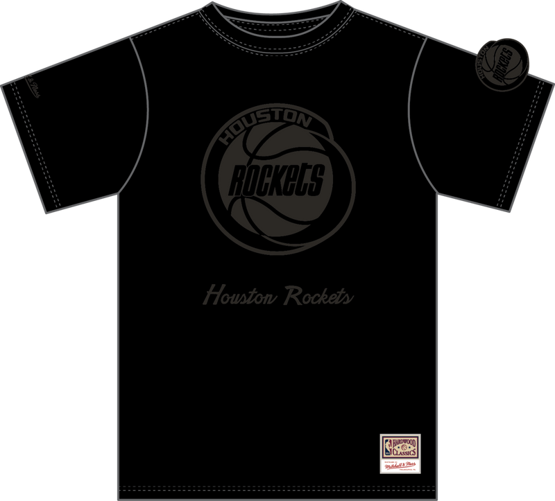 Mitchell & Ness Houston Rockets Black Phantom T-Shirt