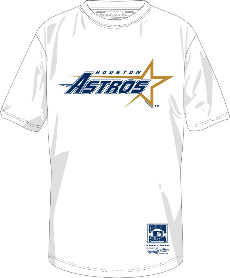 Mitchell & Ness Houston Astros White Wordmark 1 T-Shirt
