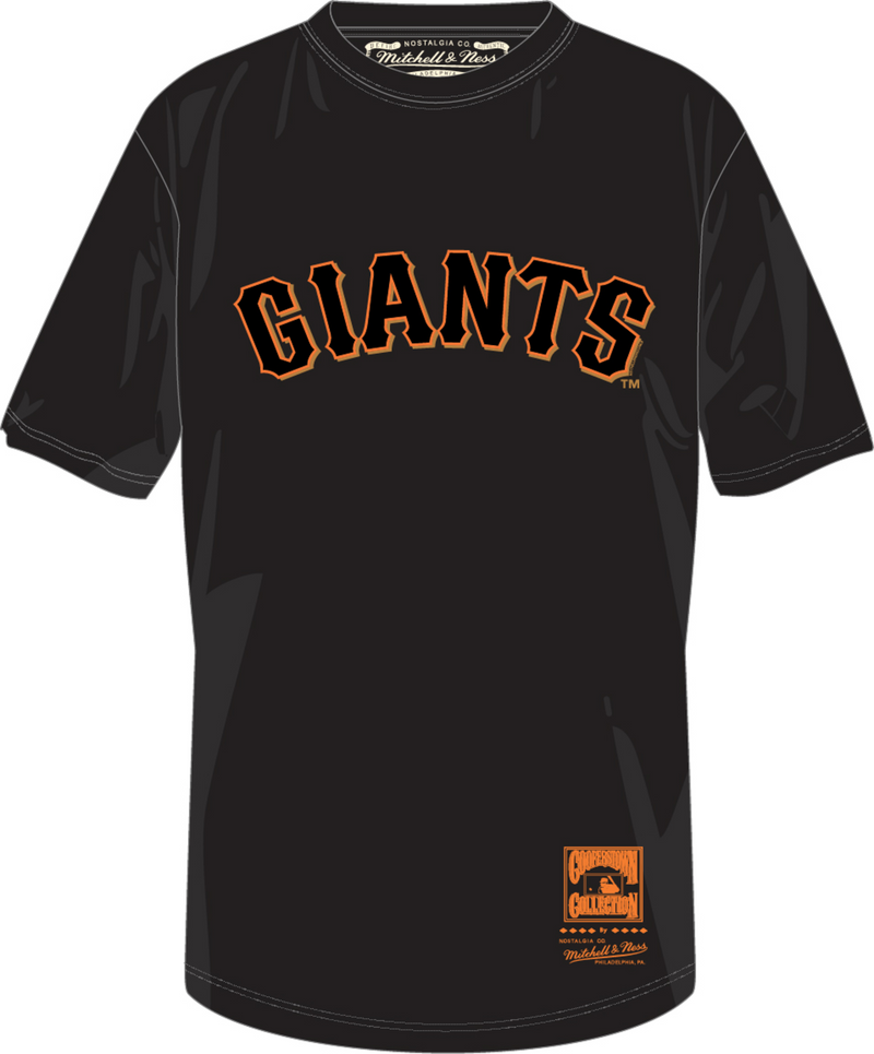 Mitchell & Ness San Francisco Giants Black Wordmark 2 T-Shirt