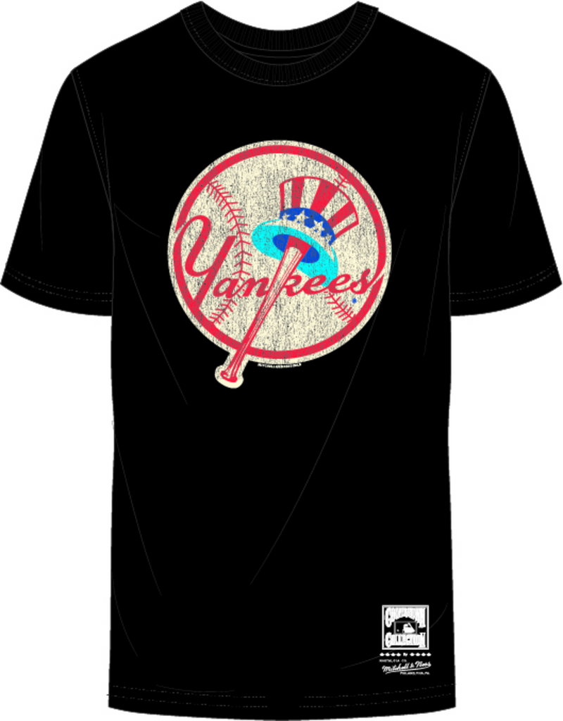 Mitchell & Ness New York Yankees Black Under the Lights T-Shirt