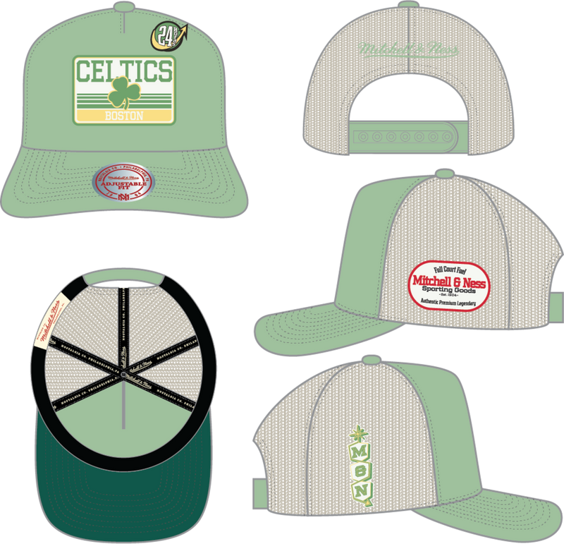 Mitchell & Ness Boston Celtics Green/Grey Full Court Fuel