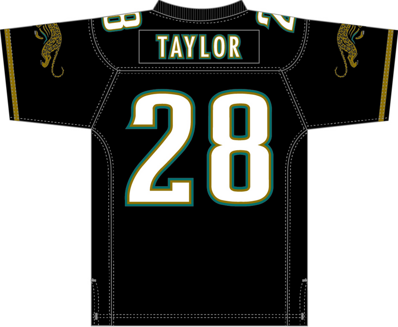 Mitchell & Ness Fred Taylor Fred Taylor Jacksonville Jaguars 2002 Black Alternate Jersey
