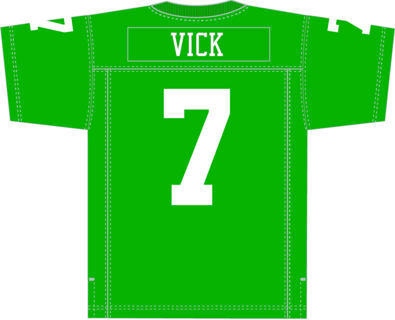 Mitchell & Ness Michael Vick Philadelphia Eagles 2010 Kelly Green Throwback Jersey