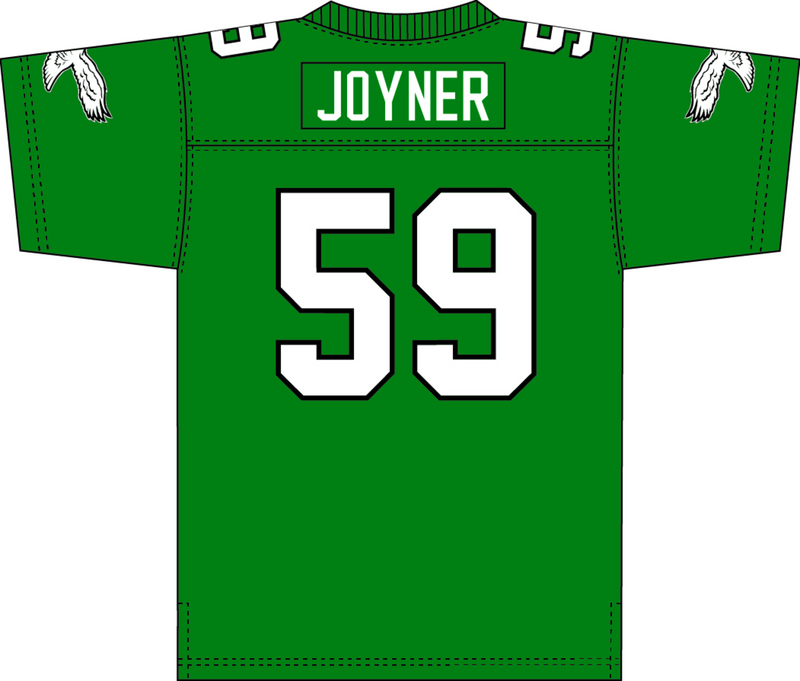 Mitchell & Ness Seth Joyner Philadelphia Eagles 1990 Dark Jersey