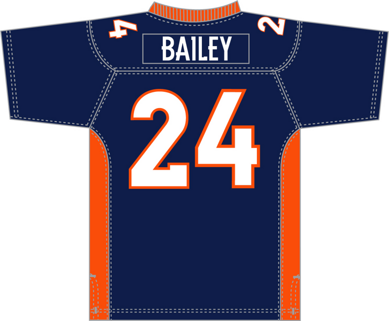 Mitchell & Ness Champ Bailey Denver Broncos 2006 Navy Legacy Jersey