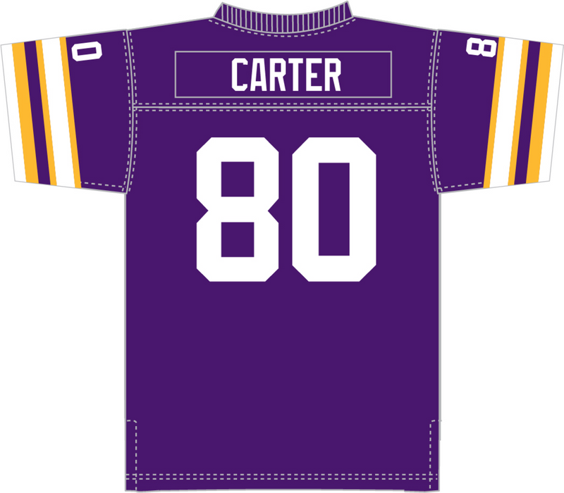 Mitchell & Ness Cris Carter Minnesota Vikings 1995 Purple Legacy Jersey
